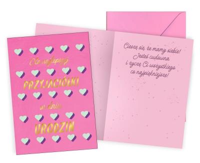 Opakowanie Karnet Urodziny