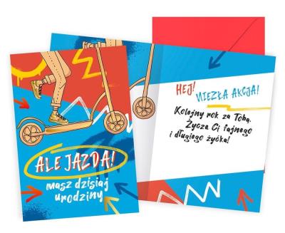 Opakowanie Karnet Urodziny