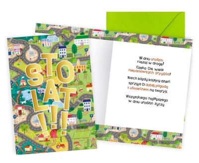 Opakowanie Karnet Urodziny