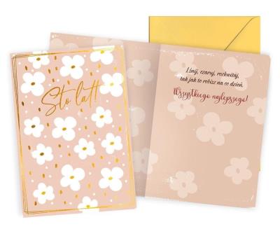 Opakowanie Karnet Urodziny