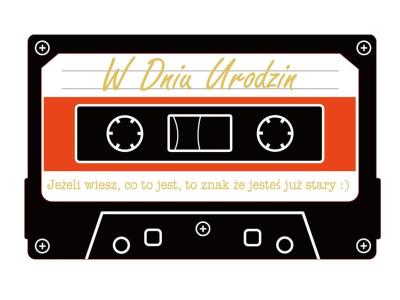 Opakowanie Karnet Urodziny