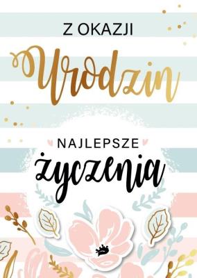 Opakowanie Karnet Urodziny