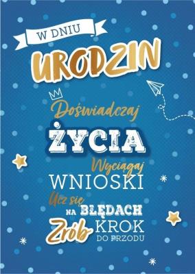 Opakowanie Karnet Urodziny