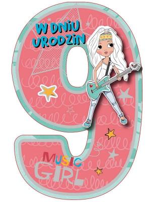 Opakowanie Karnet Urodziny 9