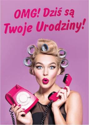 Opakowanie Karnet Urodziny