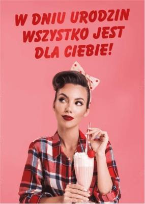 Opakowanie Karnet Urodziny