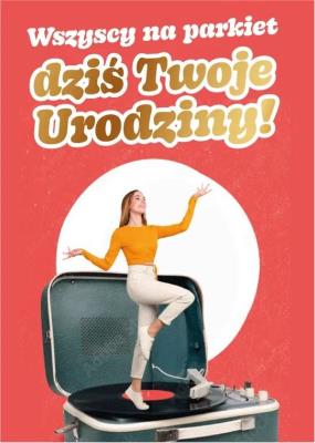 Opakowanie Karnet Urodziny