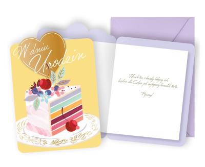 Opakowanie Karnet urodziny