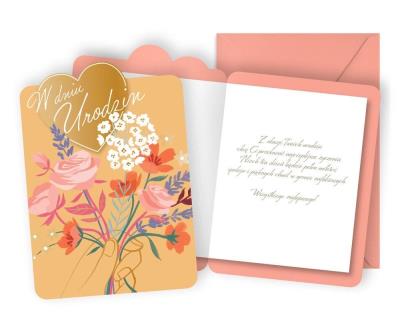 Opakowanie Karnet urodziny