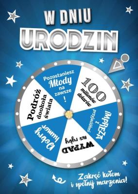 Opakowanie Karnet Urodziny