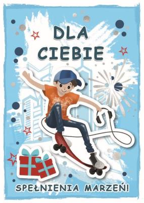 Opakowanie Karnet urodziny chłopiec