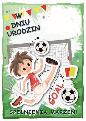 Opakowanie Karnet urodziny chłopiec