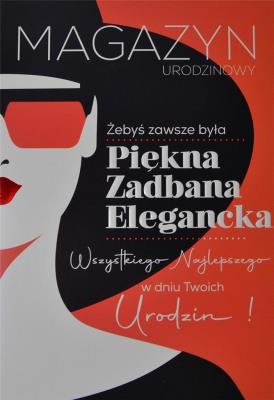 Opakowanie Karnet Urodziny damskie