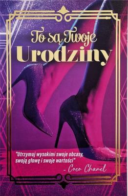 Opakowanie Karnet Urodziny damskie