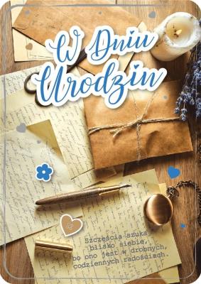 Opakowanie Karnet Urodziny GM