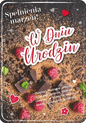 Opakowanie Karnet Urodziny GM