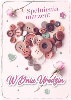 Opakowanie Karnet Urodziny GM