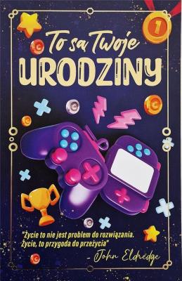 Opakowanie Karnet Urodziny Gracza