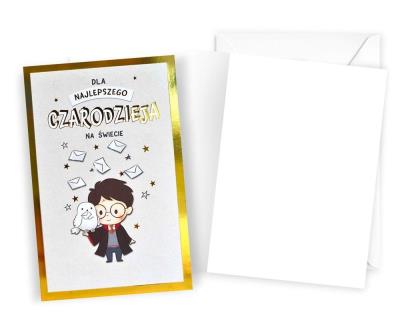 Opakowanie Karnet urodziny Harry Potter