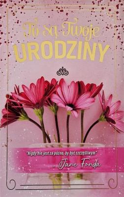 Opakowanie Karnet Urodziny Kwiatowe