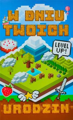 Opakowanie Karnet Urodziny młodzieżowe 2K