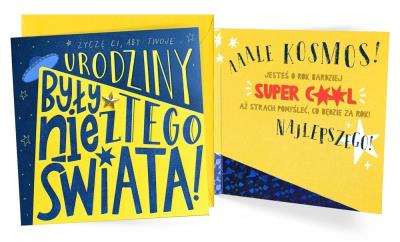 Opakowanie Karnet Urodziny (nie z tego świata)