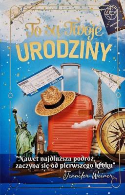 Opakowanie Karnet Urodziny Podróże