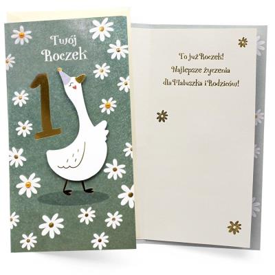 Okładka książki Karnet Urodziny Roczek gąska