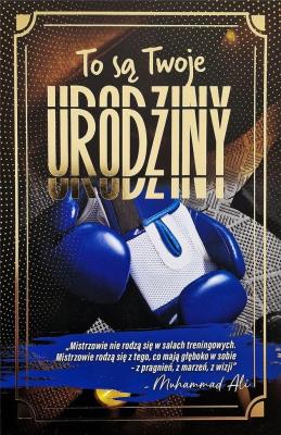 Opakowanie Karnet Urodziny Sporty Walki