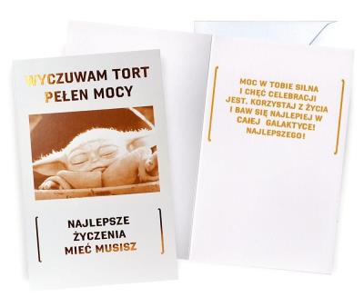 Opakowanie Karnet Urodziny Star Wars Baby Yoda
