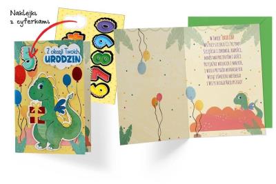 Opakowanie Karnet Urodziny (wymienne cyfry)