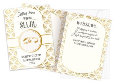 Opakowanie Karnet V-040 Ślub