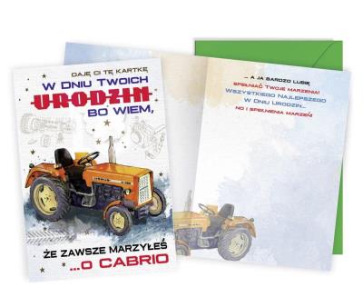 Opakowanie Karnet V Urodziny