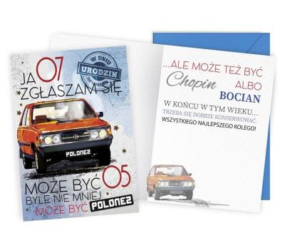 Opakowanie Karnet V Urodziny