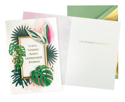 Opakowanie Karnet W dniu Twojego święta