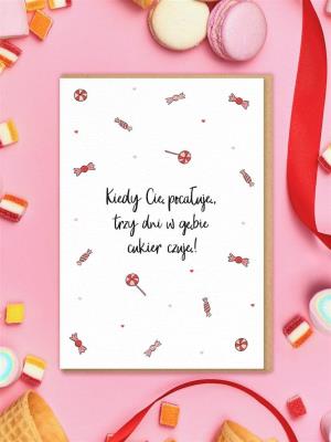 Opakowanie Karnet Walentynki - Kiedy cię pocałuję