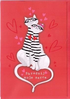 Opakowanie Karnet Walentynki