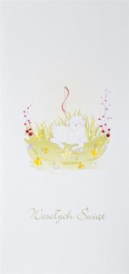 Opakowanie Karnet Wielkanoc DL W26 Baranek