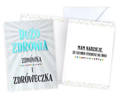 Opakowanie Karnet z życzeniami zdrowia