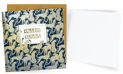 Opakowanie Karnet Życzenia (gepardy)