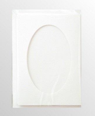 Opakowanie Karta passepartout + koperta białe 5szt