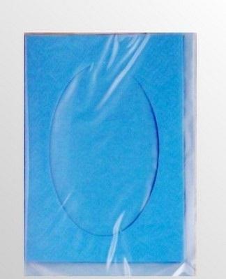 Opakowanie Karta passepartout + koperta jasnoniebieska 5szt