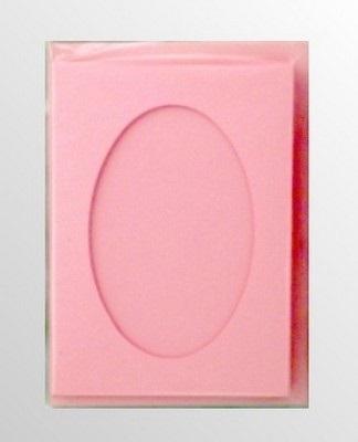 Opakowanie Karta passepartout + koperta jasnoróżowa 5szt