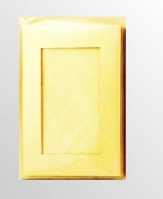 Opakowanie Karta passepartout + koperta złota 5szt