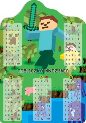 Karta tabliczka mnożenia A5 gra. Wydawca: Henry. SmakLiter.pl Opakowanie Karta tabliczka mnożenia A5 gra