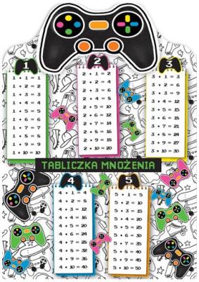 Karta tabliczka mnożenia A5 pad. Wydawca: Henry. SmakLiter.pl Opakowanie Karta tabliczka mnożenia A5 pad