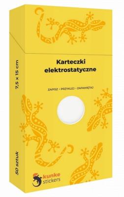 Opakowanie Karteczki elektrostatyczne 50szt. białe