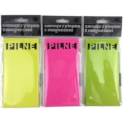 Karteczki elektrostatyczne 75x75mm 100K Pilne. Wydawca: Ziemia Obiecana. SmakLiter.pl Opakowanie Karteczki elektrostatyczne 75x75mm 100K Pilne