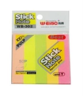 Karteczki indeksujące 15x80mm. Wydawca: SWEDE. SmakLiter.pl Opakowanie Karteczki indeksujące 15x80mm