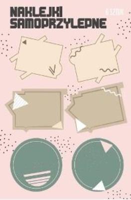 Opakowanie Karteczki memo geometry 6szt